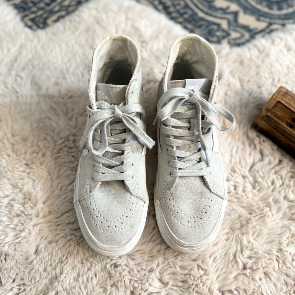 Vans Women’s SOFT SUEDE SK8-HI TAPERED STACKFORM SHOE size 6.5 - Picture 9 of 16